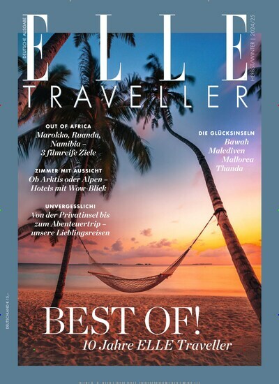 Titelbild der Ausgabe 1/2024 von Elle Traveller Best of. Diese Zeitschrift und viele weitere Reisemagazine, Freizeitmagazine und Wissensmagazine als Abo oder epaper bei United Kiosk online kaufen.