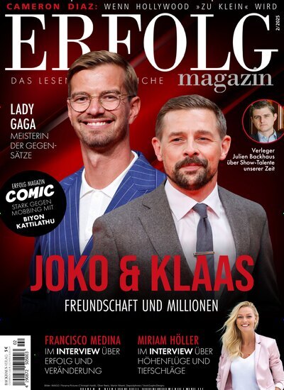 Titelbild der Ausgabe 2/2025 von Erfolg Magazin. Diese Zeitschrift und viele weitere Wirtschaftsmagazine und Politikmagazine als Abo oder epaper bei United Kiosk online kaufen.