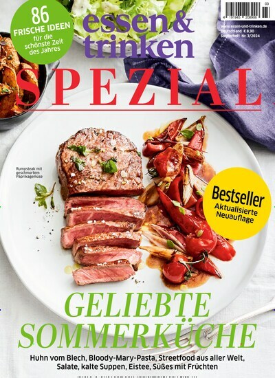 Titelbild der Ausgabe 3/2024 von essen & trinken Spezial. Diese Zeitschrift und viele weitere Kochzeitschriften und Backzeitschriften als Abo oder epaper bei United Kiosk online kaufen.