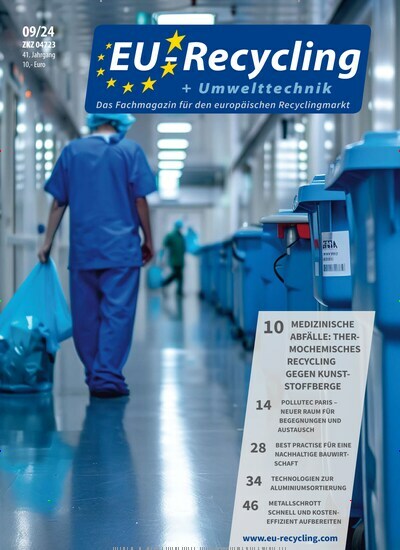 Titelbild der Ausgabe 9/2024 von EU-Recycling. Diese Zeitschrift und viele weitere Naturzeitschriften, Landwirtschaftszeitungen und Umweltmagazine als Abo oder epaper bei United Kiosk online kaufen.