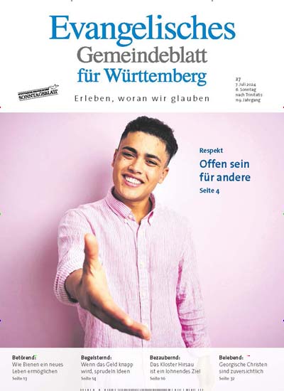 Titelbild der Ausgabe 31/2024 von Evangelisches Gemeindeblatt für Württemberg. Diese Zeitschrift und viele weitere Kunstmagazine und Kulturmagazine als Abo oder epaper bei United Kiosk online kaufen.