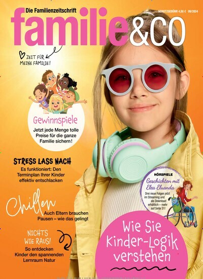 Titelbild der Ausgabe 9/2024 von familie & co. Diese Zeitschrift und viele weitere Elternzeitschriften und Tierzeitschriften als Abo oder epaper bei United Kiosk online kaufen.