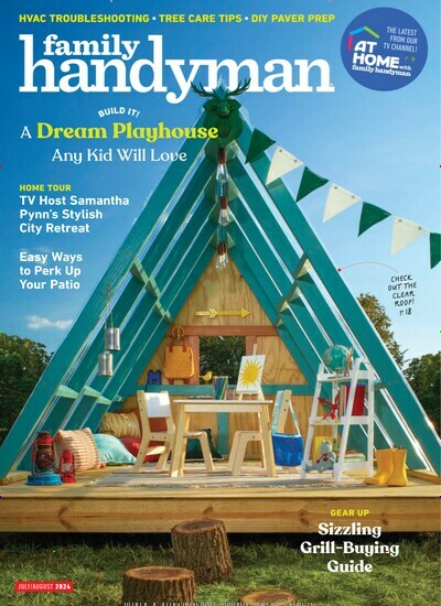 Titelbild der Ausgabe 6/2024 von Family Handyman. Diese Zeitschrift und viele weitere Gartenzeitschriften und Wohnzeitschriften als Abo oder epaper bei United Kiosk online kaufen.