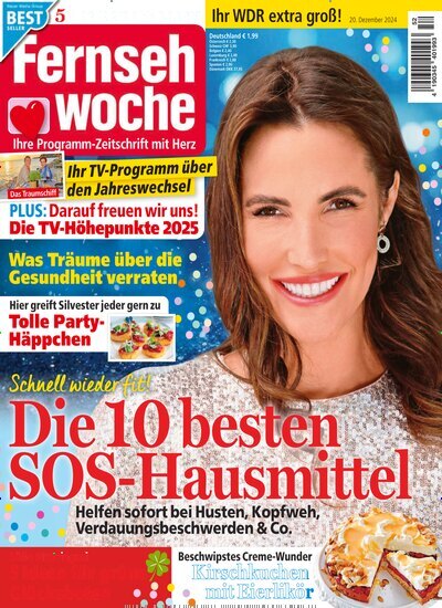 Titelbild der Ausgabe 52/2024 von Fernsehwoche. Diese Zeitschrift und viele weitere Programmzeitschriften als Abo oder epaper bei United Kiosk online kaufen.