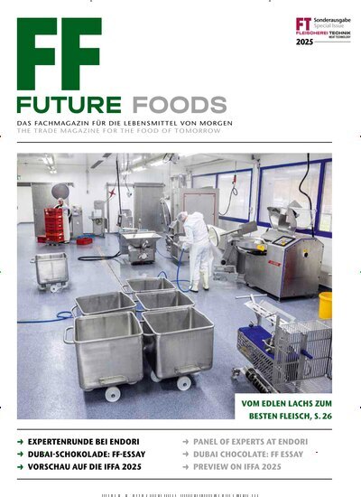 Titelbild der Ausgabe 1/2025 von FF Future Foods. Diese Zeitschrift und viele weitere Gastronomiezeitschriften, Fashionmagazine, Beautymagazine als Abo oder epaper bei United Kiosk online kaufen.