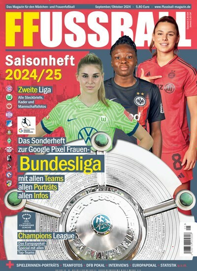 Titelbild der Ausgabe 5/2024 von FFussball Magazin. Diese Zeitschrift und viele weitere Sportmagazine als Abo oder epaper bei United Kiosk online kaufen.