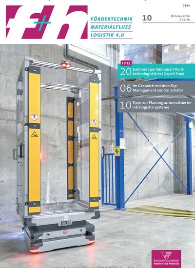 Titelbild der Ausgabe 10/2024 von f+h fördern und heben. Diese Zeitschrift und viele weitere Logistikmagazine und Medienmagazine als Abo oder epaper bei United Kiosk online kaufen.