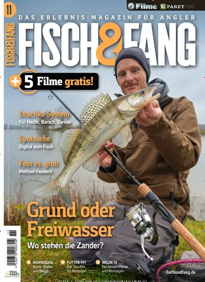 Titelbild der Ausgabe 11/2024 von Fisch & Fang (Angeln). Diese Zeitschrift und viele weitere Sportmagazine als Abo oder epaper bei United Kiosk online kaufen.