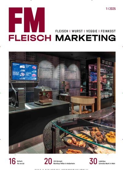 Titelbild der Ausgabe 1/2025 von Fleisch Marketing. Diese Zeitschrift und viele weitere Gastronomiezeitschriften, Fashionmagazine, Beautymagazine als Abo oder epaper bei United Kiosk online kaufen.