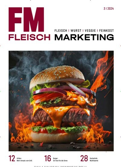 Titelbild der Ausgabe 3/2024 von Fleisch Marketing. Diese Zeitschrift und viele weitere Gastronomiezeitschriften, Fashionmagazine, Beautymagazine als Abo oder epaper bei United Kiosk online kaufen.