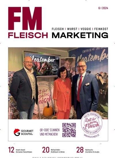 Titelbild der Ausgabe 6/2024 von Fleisch Marketing. Diese Zeitschrift und viele weitere Gastronomiezeitschriften, Fashionmagazine, Beautymagazine als Abo oder epaper bei United Kiosk online kaufen.