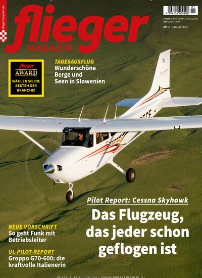 Titelbild der Ausgabe 1/2025 von fliegermagazin. Diese Zeitschrift und viele weitere Reisemagazine, Freizeitmagazine und Wissensmagazine als Abo oder epaper bei United Kiosk online kaufen.