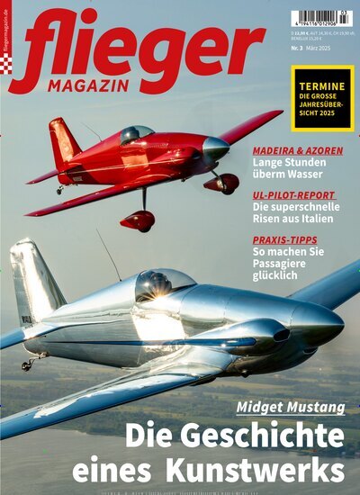 Titelbild der Ausgabe 3/2025 von fliegermagazin. Diese Zeitschrift und viele weitere Reisemagazine, Freizeitmagazine und Wissensmagazine als Abo oder epaper bei United Kiosk online kaufen.