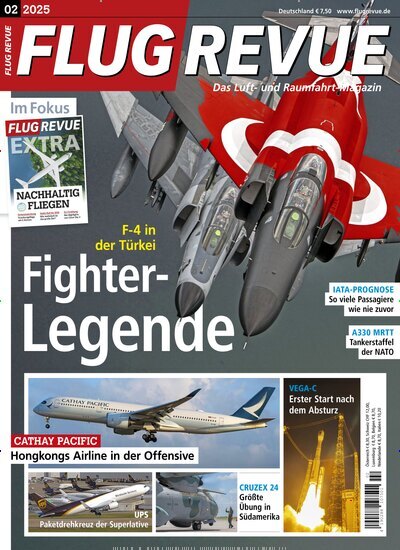 Titelbild der Ausgabe 2/2025 von Flug Revue. Diese Zeitschrift und viele weitere Reisemagazine, Freizeitmagazine und Wissensmagazine als Abo oder epaper bei United Kiosk online kaufen.