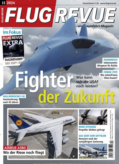 Titelbild der Ausgabe 12/2024 von Flug Revue. Diese Zeitschrift und viele weitere Reisemagazine, Freizeitmagazine und Wissensmagazine als Abo oder epaper bei United Kiosk online kaufen.