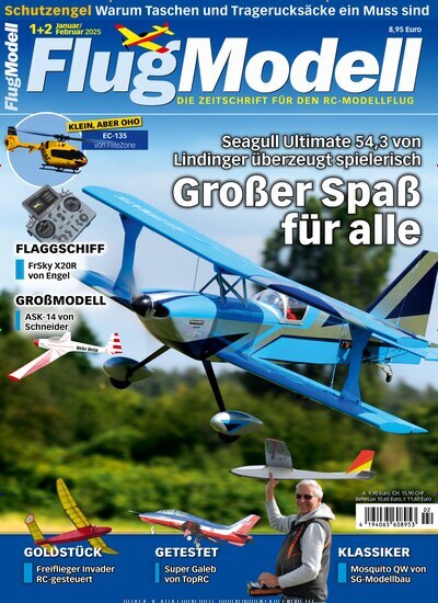 Titelbild der Ausgabe 2/2025 von FlugModell. Diese Zeitschrift und viele weitere Reisemagazine, Freizeitmagazine und Wissensmagazine als Abo oder epaper bei United Kiosk online kaufen.