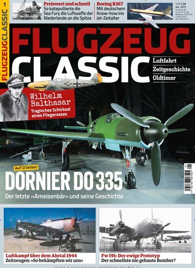 Titelbild der Ausgabe 1/2025 von Flugzeug Classic. Diese Zeitschrift und viele weitere Reisemagazine, Freizeitmagazine und Wissensmagazine als Abo oder epaper bei United Kiosk online kaufen.