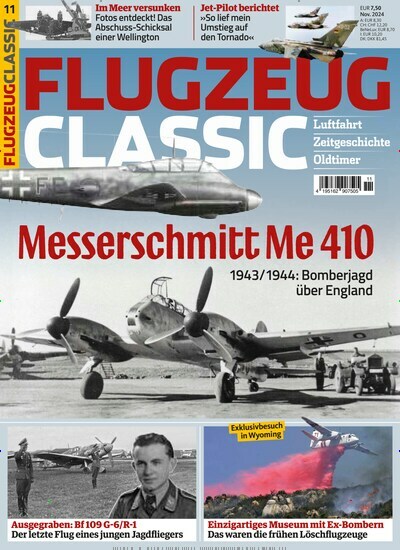 Titelbild der Ausgabe 11/2024 von Flugzeug Classic. Diese Zeitschrift und viele weitere Reisemagazine, Freizeitmagazine und Wissensmagazine als Abo oder epaper bei United Kiosk online kaufen.