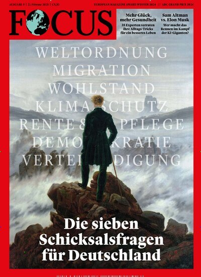 Titelbild der Ausgabe 9/2025 von FOCUS. Diese Zeitschrift und viele weitere Wirtschaftsmagazine und Politikmagazine als Abo oder epaper bei United Kiosk online kaufen.