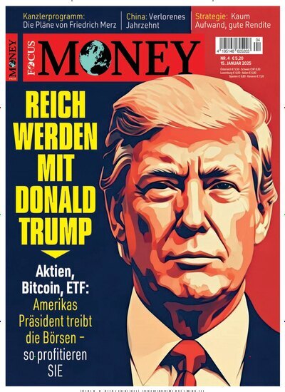 Titelbild der Ausgabe 4/2025 von FOCUS Money. Diese Zeitschrift und viele weitere Wirtschaftsmagazine und Politikmagazine als Abo oder epaper bei United Kiosk online kaufen.