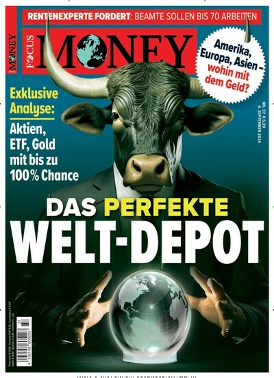 Titelbild der Ausgabe 37/2024 von FOCUS Money. Diese Zeitschrift und viele weitere Wirtschaftsmagazine und Politikmagazine als Abo oder epaper bei United Kiosk online kaufen.