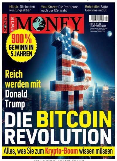 Titelbild der Ausgabe 48/2024 von FOCUS Money. Diese Zeitschrift und viele weitere Wirtschaftsmagazine und Politikmagazine als Abo oder epaper bei United Kiosk online kaufen.