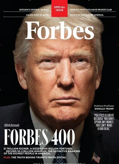 Titelbild der Ausgabe 5/2024 von Forbes USA. Diese Zeitschrift und viele weitere Wirtschaftsmagazine und Politikmagazine als Abo oder epaper bei United Kiosk online kaufen.