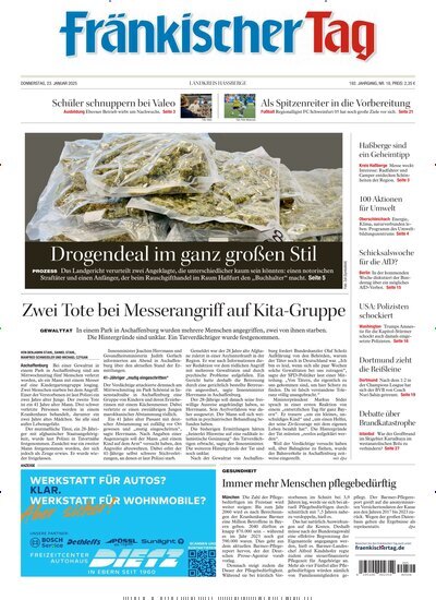 Titelbild der Ausgabe 18/2025 von Fränkischer Tag Haßberge. Diese Zeitschrift und viele weitere Zeitungsabos als Abo oder epaper bei United Kiosk online kaufen.