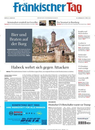 Titelbild der Ausgabe 15/2025 von Fränkischer Tag Höchstadt und Herzogenaurach. Diese Zeitschrift und viele weitere Zeitungsabos als Abo oder epaper bei United Kiosk online kaufen.