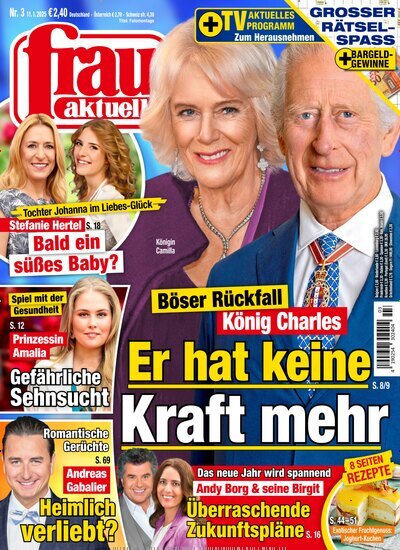 Titelbild der Ausgabe 3/2025 von frau aktuell. Diese Zeitschrift und viele weitere Frauenzeitschriften als Abo oder epaper bei United Kiosk online kaufen.