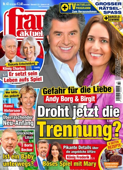 Titelbild der Ausgabe 43/2024 von frau aktuell. Diese Zeitschrift und viele weitere Frauenzeitschriften als Abo oder epaper bei United Kiosk online kaufen.