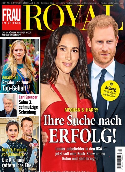 Titelbild der Ausgabe 4/2025 von Frau im Spiegel Royal. Diese Zeitschrift und viele weitere Frauenzeitschriften als Abo oder epaper bei United Kiosk online kaufen.