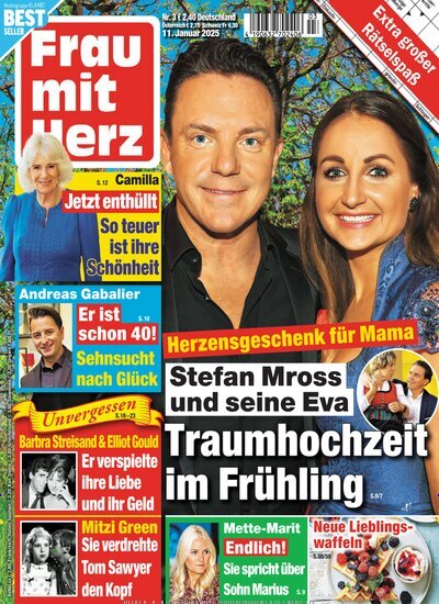 Titelbild der Ausgabe 3/2025 von Frau mit Herz. Diese Zeitschrift und viele weitere Frauenzeitschriften als Abo oder epaper bei United Kiosk online kaufen.