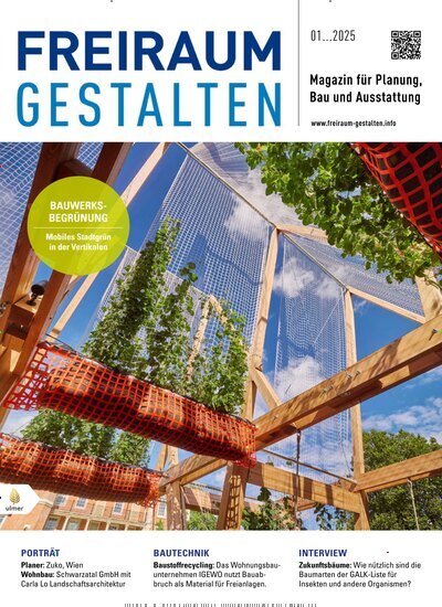 Titelbild der Ausgabe 1/2025 von Freiraum gestalten. Diese Zeitschrift und viele weitere Architekturzeitschriften und Bauzeitschriften als Abo oder epaper bei United Kiosk online kaufen.