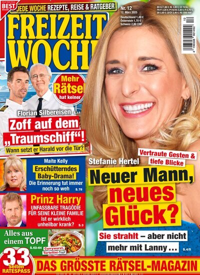 Titelbild der Ausgabe 12/2025 von Freizeitwoche. Diese Zeitschrift und viele weitere Frauenzeitschriften als Abo oder epaper bei United Kiosk online kaufen.