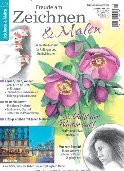 Titelbild der Ausgabe 78/2025 von Freude am Zeichnen & Malen. Diese Zeitschrift und viele weitere Elternzeitschriften und Tierzeitschriften als Abo oder epaper bei United Kiosk online kaufen.