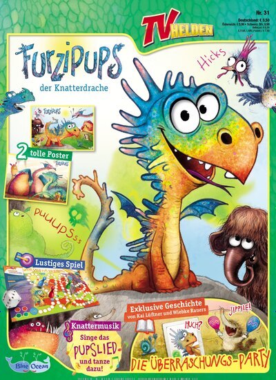 Titelbild der Ausgabe 31/2024 von Furzipups der Knatterdrache. Diese Zeitschrift und viele weitere Jugendzeitschriften und Kinderzeitschriften als Abo oder epaper bei United Kiosk online kaufen.