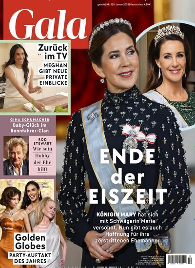 Titelbild der Ausgabe 2/2025 von Gala. Diese Zeitschrift und viele weitere Lifestylemagazine und Peoplemagazine als Abo oder epaper bei United Kiosk online kaufen.