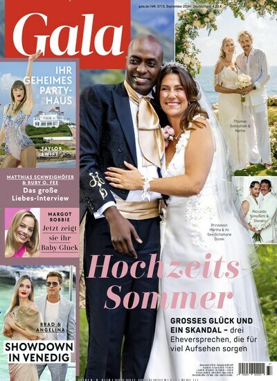 Titelbild der Ausgabe 37/2024 von Gala. Diese Zeitschrift und viele weitere Lifestylemagazine und Peoplemagazine als Abo oder epaper bei United Kiosk online kaufen.