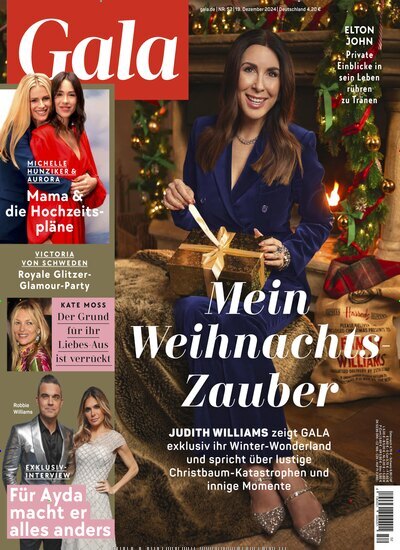 Titelbild der Ausgabe 52/2024 von Gala. Diese Zeitschrift und viele weitere Lifestylemagazine und Peoplemagazine als Abo oder epaper bei United Kiosk online kaufen.