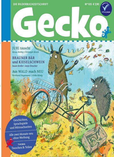 Titelbild der Ausgabe 105/2025 von Gecko. Diese Zeitschrift und viele weitere Jugendzeitschriften und Kinderzeitschriften als Abo oder epaper bei United Kiosk online kaufen.