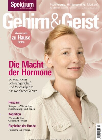 Titelbild der Ausgabe 12/2024 von Gehirn & Geist. Diese Zeitschrift und viele weitere Reisemagazine, Freizeitmagazine und Wissensmagazine als Abo oder epaper bei United Kiosk online kaufen.