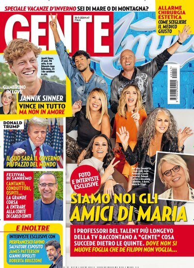 Titelbild der Ausgabe 47/2024 von Gente. Diese Zeitschrift und viele weitere Lifestylemagazine und Peoplemagazine als Abo oder epaper bei United Kiosk online kaufen.