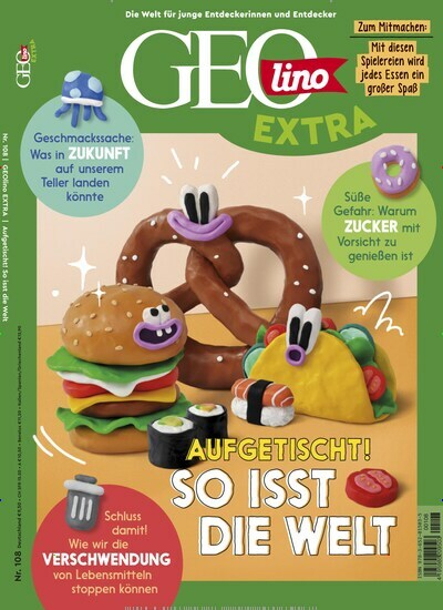 Titelbild der Ausgabe 108/2024 von GEOlino Extra. Diese Zeitschrift und viele weitere Jugendzeitschriften und Kinderzeitschriften als Abo oder epaper bei United Kiosk online kaufen.