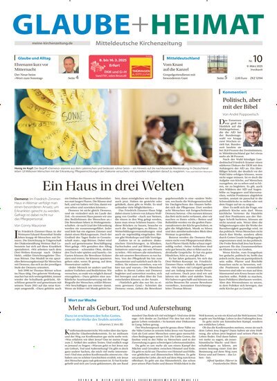 Titelbild der Ausgabe 10/2025 von Glaube + Heimat. Diese Zeitschrift und viele weitere Kunstmagazine und Kulturmagazine als Abo oder epaper bei United Kiosk online kaufen.