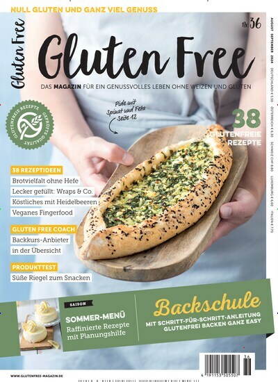 Titelbild der Ausgabe 36/2024 von Gluten Free. Diese Zeitschrift und viele weitere Kochzeitschriften und Backzeitschriften als Abo oder epaper bei United Kiosk online kaufen.