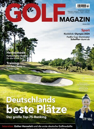 Titelbild der Ausgabe 100/2024 von Golf Magazin. Diese Zeitschrift und viele weitere Sportmagazine als Abo oder epaper bei United Kiosk online kaufen.