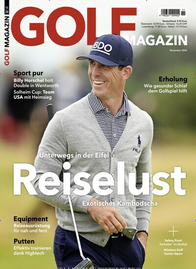 Titelbild der Ausgabe 110/2024 von Golf Magazin. Diese Zeitschrift und viele weitere Sportmagazine als Abo oder epaper bei United Kiosk online kaufen.