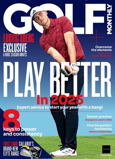 Titelbild der Ausgabe 2/2025 von Golf Monthly. Diese Zeitschrift und viele weitere Sportmagazine als Abo oder epaper bei United Kiosk online kaufen.