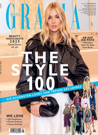 Titelbild der Ausgabe 1/2025 von Grazia. Diese Zeitschrift und viele weitere Lifestylemagazine und Peoplemagazine als Abo oder epaper bei United Kiosk online kaufen.